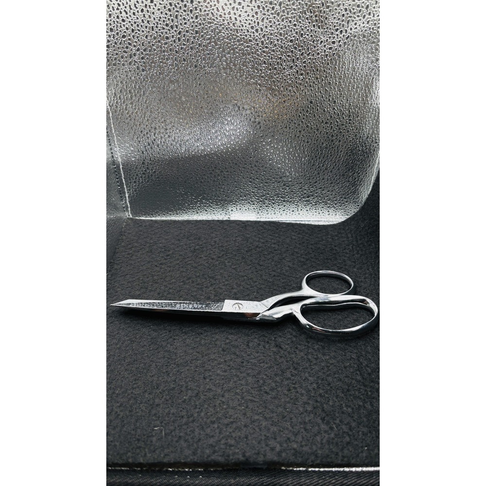Gingher Vintage 8" Chrome Dressmaking and Tailoring  Shears Sewing Seamstress
